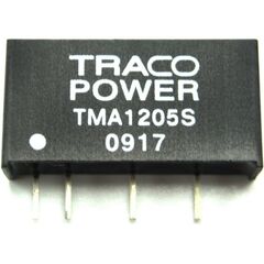TMA 1205S, преобразователь dc-dc на печатную плату вход 12в выход 5в 0.2a 1вт 4-pin sip