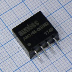 AM1/4S-2412SH30Z, dc/dc, 0.25вт, вход 21.6…26.4в, выход 12в/0.021а, изоляция 3000в dc, кпд 56%, максимальная емкостная нагрузка не более 100мкф, sip4, 11.68x6x9.7мм, -40…85°c, пластик