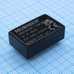 VRB1205ZP-10WR3, преобразователь dc\dc мощность, вт: 10 вход 12(9-18)в выход 5в/2а изоляция: 1500в