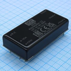RSDW60H-12, dc/dc, 60вт, вход 40…160в, выход 12в/5а, изоляция 3000в dc, кпд 89%, максимальная емкостная нагрузка не более 5850мкф, 2x1", 50.8x25.4x10.5мм, -40…85°c