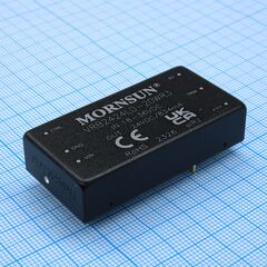 VRB2424LD-20WR3, dc/dc, 20вт, вход 18…36в, выход 24в/0.834а, изоляция 1500в dc, кпд 86…88%, максимальная емкостная нагрузка не более 500мкф, вход on/off, 2x1", 50.8x25.4x11.8мм, -40…85°c, металл