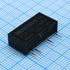 IB0505LS-1WR3, преобразователь dc-dc на печатную плату 1вт вход 4.75в...5.5в выход 5в 200ма