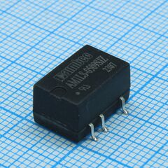 AM1LS-0509SJZ, dc/dc, 1вт, вход 4.5…5.5в, выход 9в/0.012…0.111а, изоляция 1500в dc, кпд 80%, максимальная емкостная нагрузка не более 470мкф, для поверхностного монтажа, 13.2x11.4x7.25мм, -40…105°c, пластик