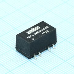 AM1L-2405SH30-FZ, dc/dc, 1вт, вход 21.6…26.4в, выход 5в/0.2а, изоляция 3000в dc, кпд 71%, для поверхностного монтажа, 15.2x11.4x7.6мм, -40…95°c, пластик