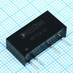AM1DS-2412DJZ, dc/dc, 1вт, вход 21.6…26.4в, выход ±12v/±0.005…0.042a, изоляция 1500в dc, кпд 81%, максимальная емкостная нагрузка не более 220мкф, sip7, 19.65x6x10.16мм, -40…105°c, пластик