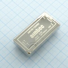 AM15E-1224SZ, dc/dc, 15вт, вход 9…18в, выход 24в/0.62а, изоляция 1500в dc, кпд 86%, максимальная емкостная нагрузка не более 470мкф, 2x1", 50.8x25.4x10.16мм, -40…85°c, металл