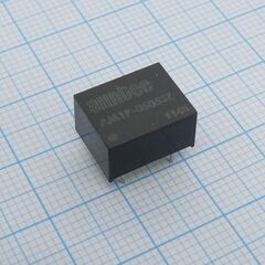 AM1P-0524DZ, dc/dc, 1вт, вход 4.5…5.5в, выход ±24в/±0.025а, изоляция 1000в dc, кпд 85%, максимальная емкостная нагрузка не более ±100мкф, dip8, 12.7x10.16x6.85мм, -40…85°c, пластик