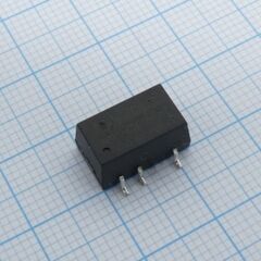 AM1LS-0505D-NZ, dc/dc, 1вт, вход 4.5…5.5в, выход ±5в/±0.1а, изоляция 1500в dc, кпд 80%, максимальная емкостная нагрузка не более ±100мкф, для поверхностного монтажа, 15.24x11.2x7.25мм, -40…105°c, пластик