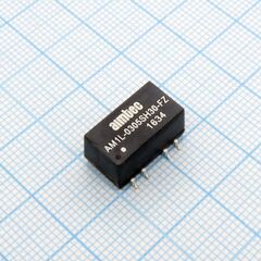 AM1L-0305SH30-FZ, dc/dc, 1вт, вход 2.97…3.63в, выход 5в/0.2а, изоляция 3000в dc, кпд 81%, для поверхностного монтажа, 15.2x11.4x7.6мм, -40…95°c, пластик