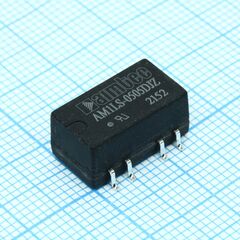 AM1LS-0505DJZ, dc/dc, 1вт, вход 4.5…5.5в, выход ±5в/±0.01…0.1а, изоляция 1500в dc, кпд 83%, максимальная емкостная нагрузка не более ±1200мкф, для поверхностного монтажа, 15.24x11.4x7.25мм, -40…105°c, пластик