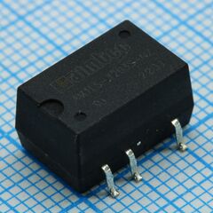 AM1LS-1203S-NZ, dc/dc, 1вт, вход 10.8…13.2в, выход 3.3в/0.303а, изоляция 1500в dc, кпд 75%, максимальная емкостная нагрузка не более 220мкф, для поверхностного монтажа, 12.7x11.2x7.25мм, -40…105°c, пластик