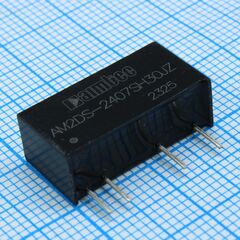 AM2DS-2407SH30JZ, dc/dc, 2вт, вход 21.6…26.4в, выход 7.2в/0.027…0.278а, изоляция 3000в dc, кпд 80%, максимальная емкостная нагрузка не более 1000мкф, sip7, 19.65x7.05x10.16мм, -40…105°c, пластик