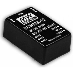 SCW03A-05, dc/dc-conv 9-18v: +5v 600ma 3w