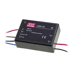 LDH-45B-500W, dc/dc led повышающий, вход 18…32в, выход 21…86в/0.5а, кпд до 94%, вход on/off/dimm, 75x53x22.7мм, проводные выводы, -40…70°c, пластик