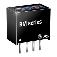 RM-3.33.3S, преобразователь dc-dc на печатную плату вход 3.3в выход 3.3в 0.076a 0.25вт 4-pin sip туба
