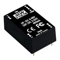 LDD-1200H, dc/dc led понижающий, вход 9…52в, выход 2…46в/1.2а, кпд до 97%, вход on/off/dimm, 31.8x20.3x12.2мм, dip, -40…71°c, пластик