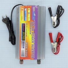 MDA-600C, dc-ac, 600вт, рпик=1200вт, uвх=10.5 - 15в dc и 220в ac, uвых=230в ас