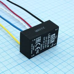 LDB-600LW, dc/dc led повышающий/понижающий, вход 9…28в, выход 2…30в/0.6а, кпд до 91%, вход on/off/dimm, 31.8x20.3x12.2мм, проводные выводы, -40…60°c, пластик