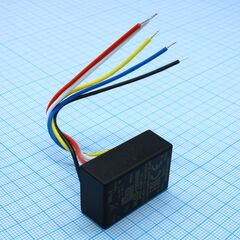 NLDD-1400HW, dc/dc led понижающий, вход 10…56в, выход 6…46в/1.4а, кпд до 95%, вход on/off/dimm, 32.1x20.5x12.5мм, проводные выводы, -40…50°c, пластик