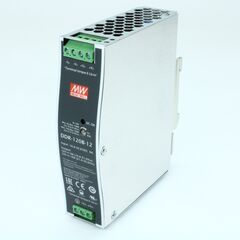 DDR-120B-12, dc-dc, 120вт, вход 16.8…33.6в dc, выход 12в/10а, изоляция 4000в dc, в кожухе на din-рейку, 32х125.2х102мм, -40...+70°с