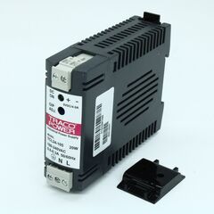 TCL 024-105 DC, dc-dc din, 24вт, uвх=18…75в, uвых=5в/5а, изоляция 1500в ac, рег.вых 5…5.25в, на din-рейку, 100х75х27мм, -25°с…+70°с