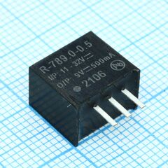 R-789.0-0.5, преобразователь dc-dc, без изоляции, вход 11-32в: выход 9в 0,5а 4,5вт