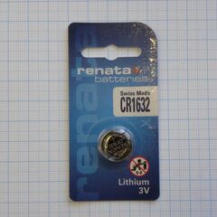 CR1632 Renata, элемент питания литиевый,3в