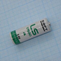 Батарея Saft LS 17500/STD 3.6В, элемент питания литиевый 3.6в, типоразмер а, без выводов