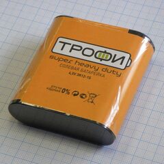 Батарея 3R-12 Трофи, элемент питания солевой
