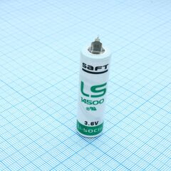 LS14500 3PF RP, li, socl2 батарея типоразмера aa, 3.6 в, 2.6 ач, монтаж на плату -60...85 °c