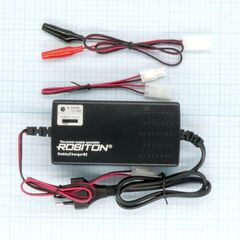 HobbyCharger02, зарядное устройство (коннекторы tamiya и зажимы типа "крокодил") для аккумуляторов, вход 220в ac