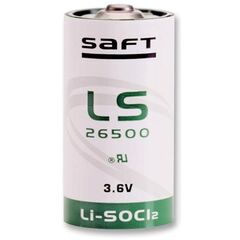 LS26500, элемент питания литиевый 7700мач 26х50.4мм 3.6в