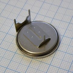CR 2430 PCB Varta (3 вывода, горизонт.), элемент питания литиевый,3в, 3 вывода горизонтальн. (vendor code: 6430 401 501)