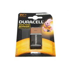 Батарея КРОНА Duracell alk., элемент питания алкалиновый, типоразмер 6f22