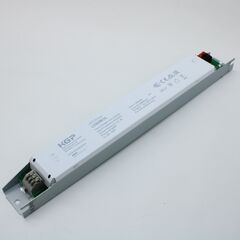 LV60W24, ac-dc, 60вт, ip20, вход 176…264в ac/170-275vdc, выход 24в/2,5а, ккм (pf?0.95), изоляция 1кв, пластиковый корпус 250*31*21mm, -25…+50°с