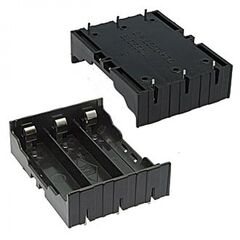 BATTERY HOLDER FOR LI-ION 3X18650, батарейный отсек с захватом для li-ion 3x18650, открытый