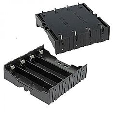 BATTERY HOLDER FOR LI-ION 4X18650, батарейный отсек с захватом для li-ion 4x18650, открытый