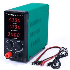 YH3010D-III, лабораторный источник питания, выходное напряжение 0-30в, выходной ток 0-10а, 300вт