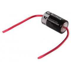 ER14250-AX 3.6V, li, socl2 батарея типоразмера 1/2aa, 3.6в, 1.2ач, аксиальные проволочные выводы, -55...85 °c