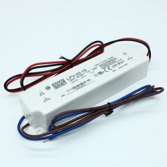 LPV-35-15, ac-dc, 36вт, ip67, вход 90…264в ac, выход 15в/2,4а, изоляция 3000в ac, в кожухе 148х40х30мм, -30…+75°с
