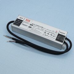 HLG-240H-24B, ac-dc led, 240вт, ip67, вход 90…305в ac, 47…63гц/127…431в dc, ккм, выход 24в/10а, изоляция 3750в ac, в кожухе 244х68х39мм, -40…+70°с, димминг 3 в 1