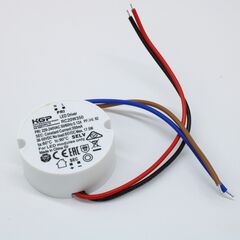 RC20W350, ac-dc, 20вт, токовый выход, вход 198…264в ac, выход 350ма/36…50в, ккм, в кожухе ф50х21мм, -20…+60°с