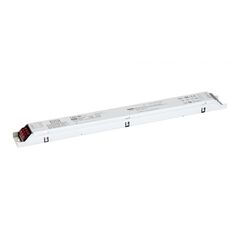 LDC-80DA, ac-dc, 80вт, вход 180…295в ac, 47…63гц/254…420в dc, ккм, выход в режиме пост. мощности 27…56в/1400…2100ма, изоляция 3750в ac, в кожухе 360х30х21, -25…+85°с (корпус), димминг по dali
