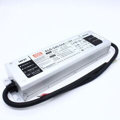 ELG-240-54A-3Y, ac-dc, 240.3вт, ip65, вход 100…305в ac, 47…63гц/142…431в dc, ккм, выход 27...54в/4.45а, изоляция 3750в ac, в кожухе 244х71х37.5мм, -40…+85°с (корпус), потенциометры, провод заземления
