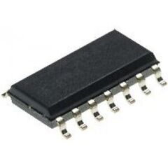 CD4013BM, логический элемент кмоп триггер d сдвоенный, so14