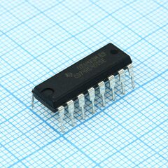 CD74HC4015E, 4-х разрядный сдвоенный последовательно-параллельный регистр сдвига 16-pin pdip туба