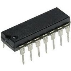 CD4030BE, логический элемент кмоп исключающее или 4 х 2, dip14