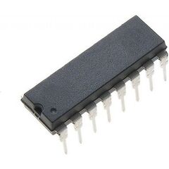 CD4026BE, счетчик десятичный с дешифр. на 7 сегмент. индикатор, dip16
