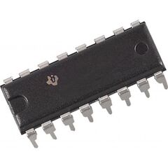 CD4543BE, преобразователь двоично-десятичного кода в семисегментный, dip16