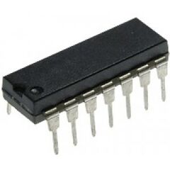 HEF4066BP, логический элемент кмоп ключ х 4, dip14
